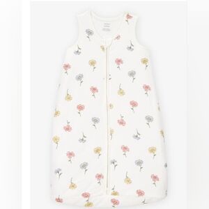 Carter's Baby 2-Way Zip Floral PurelySoft Wearable Blanket - Ivory Size Small